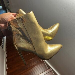 Sam Edelman Gold Sparkly Boots!!